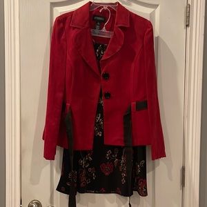 EUC dress jacket skirt set, size 12